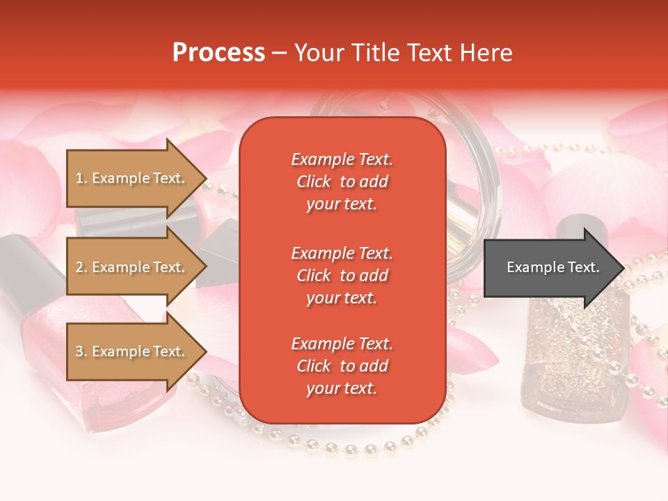 Decorative White Glamour PowerPoint Template