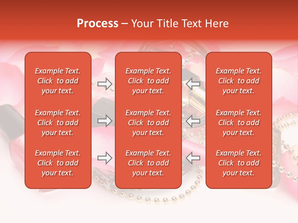 Decorative White Glamour PowerPoint Template