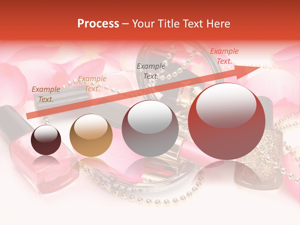 Decorative White Glamour PowerPoint Template