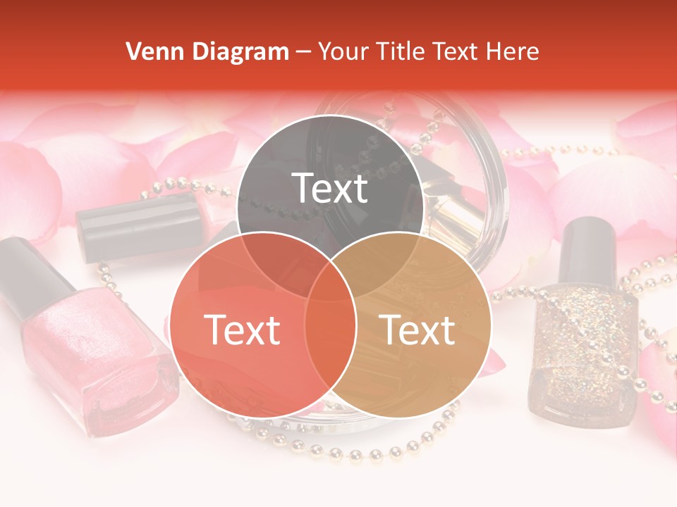 Decorative White Glamour PowerPoint Template