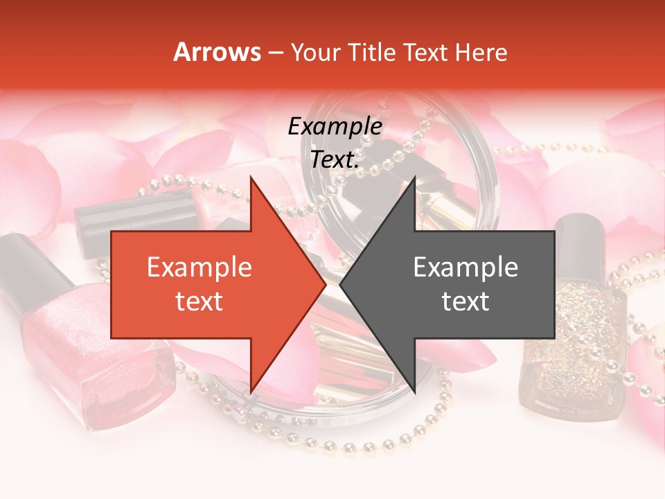 Decorative White Glamour PowerPoint Template