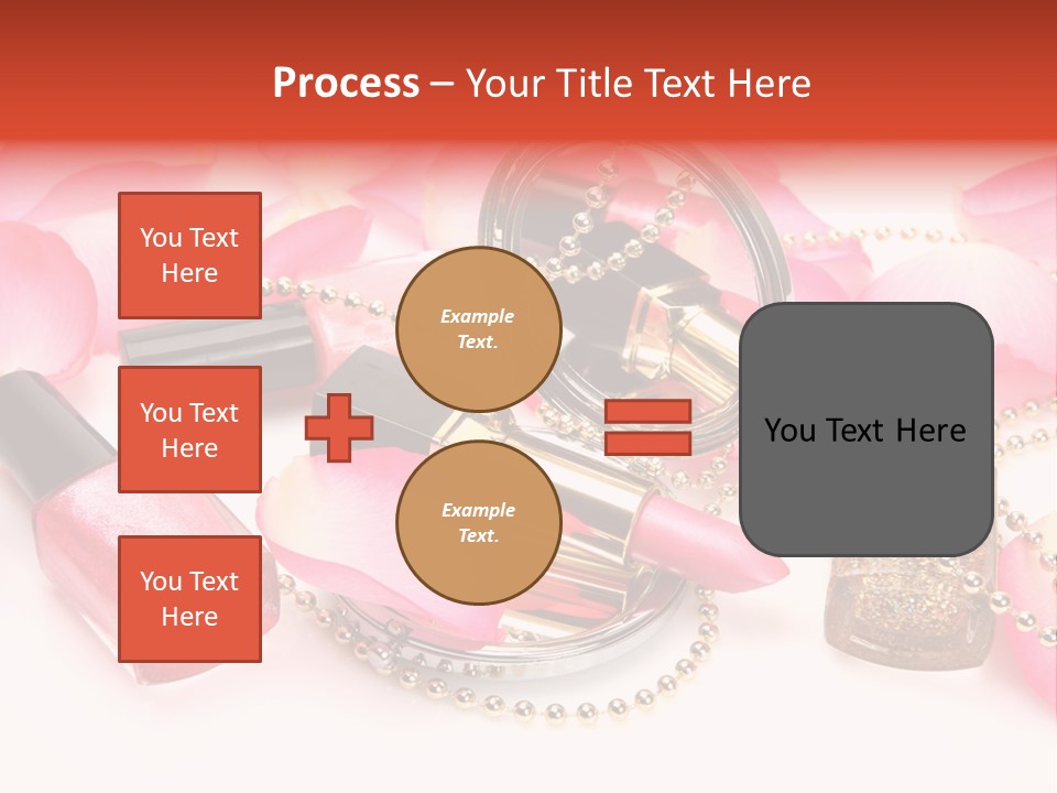 Decorative White Glamour PowerPoint Template