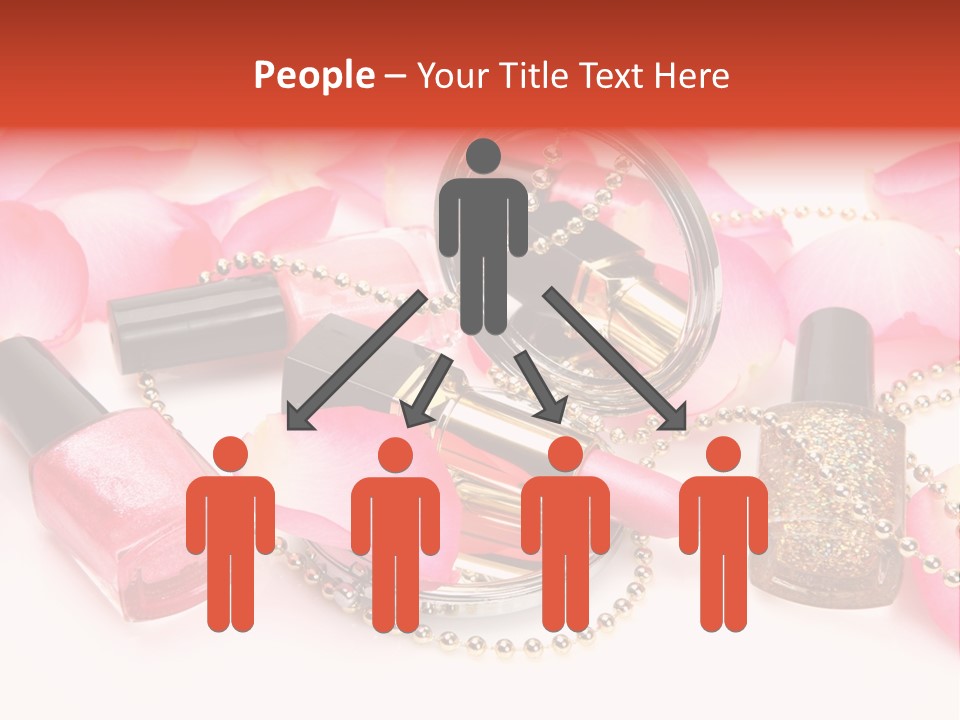 Decorative White Glamour PowerPoint Template