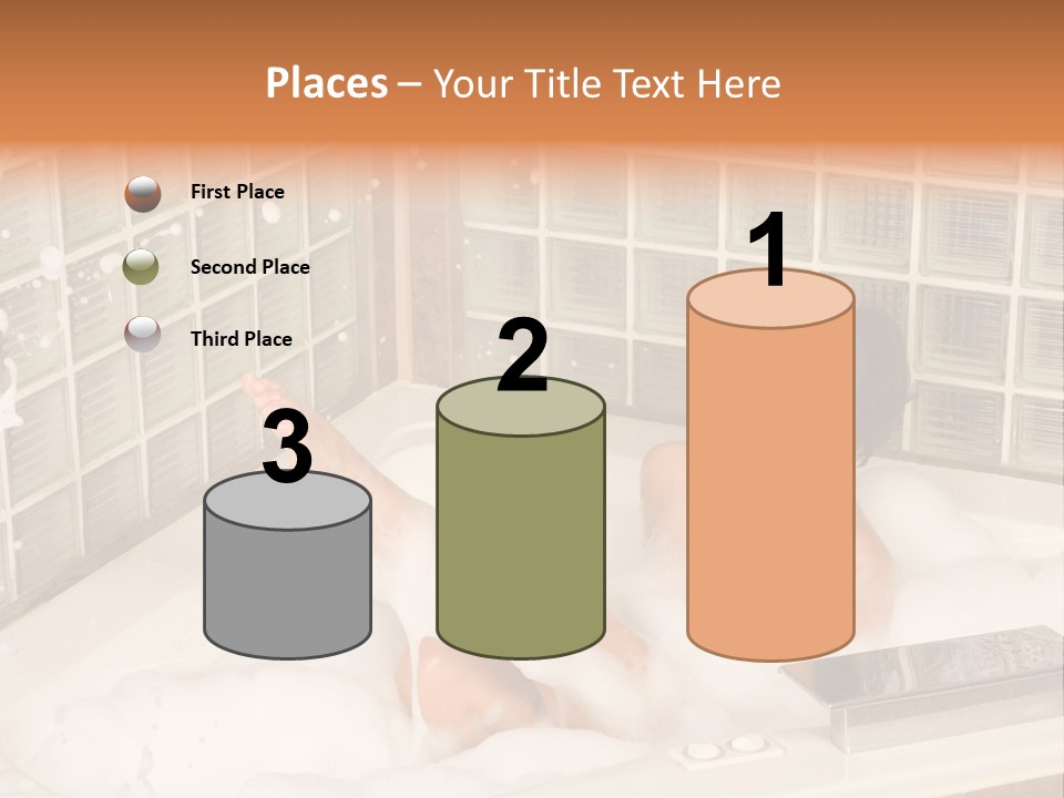 Adult Bath Female PowerPoint Template