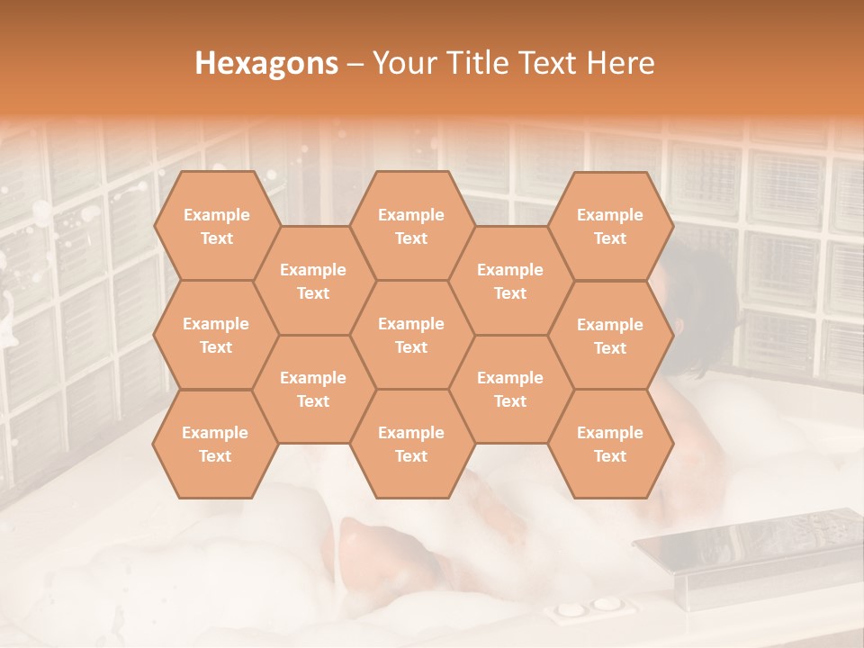 Adult Bath Female PowerPoint Template