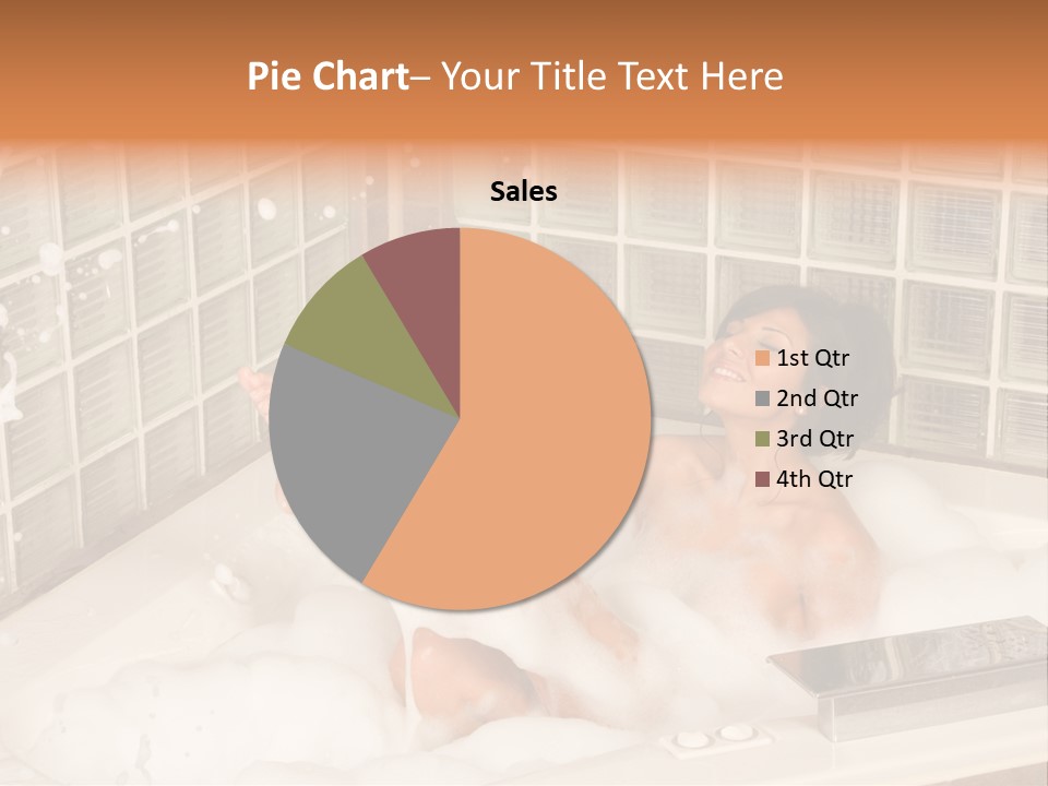 Adult Bath Female PowerPoint Template