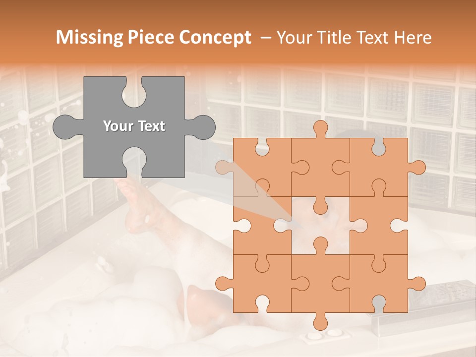 Adult Bath Female PowerPoint Template