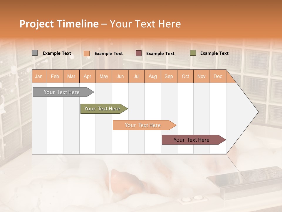 Adult Bath Female PowerPoint Template