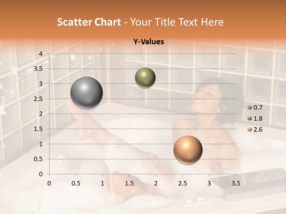 Adult Bath Female PowerPoint Template