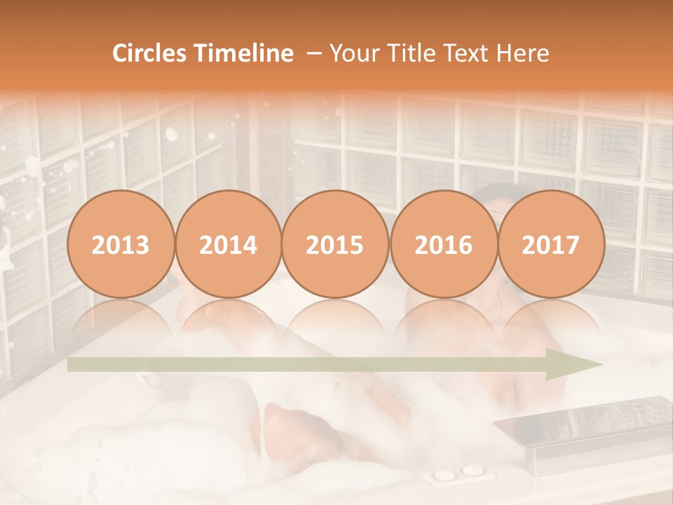 Adult Bath Female PowerPoint Template