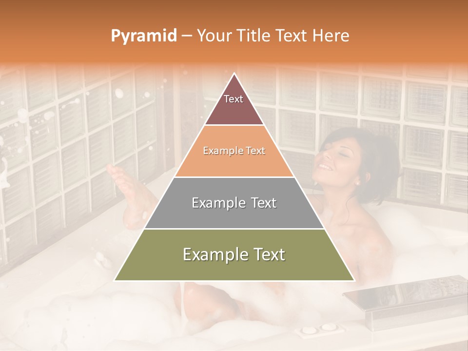 Adult Bath Female PowerPoint Template