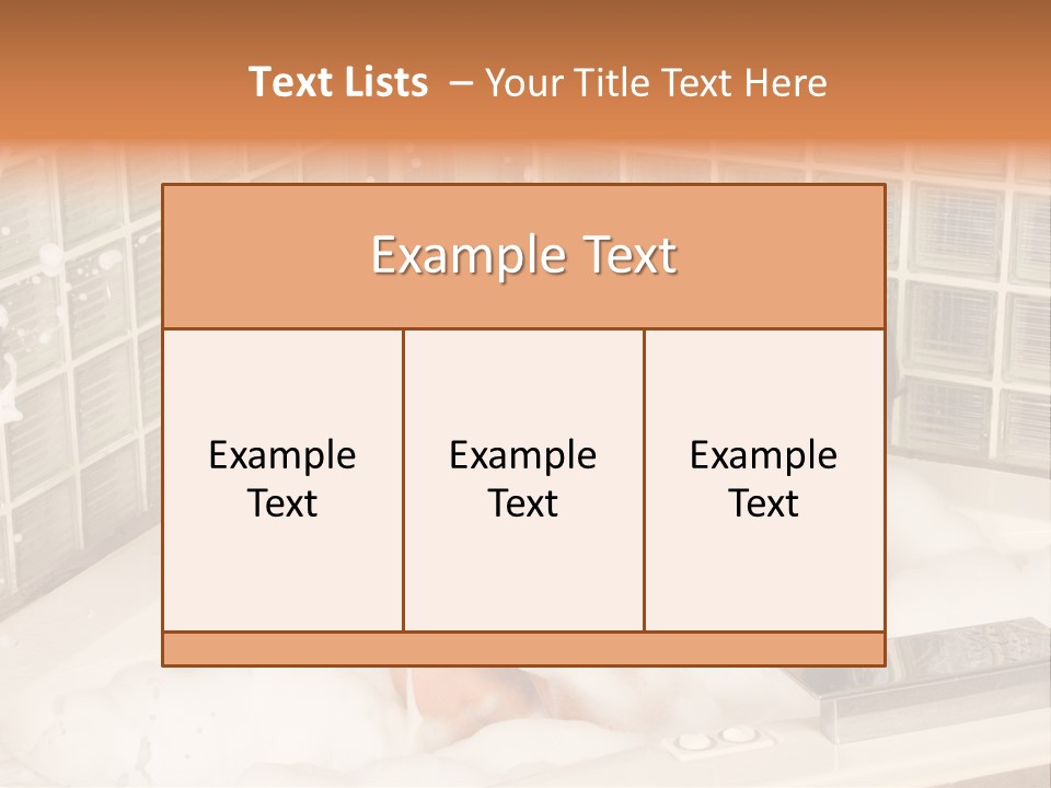 Adult Bath Female PowerPoint Template