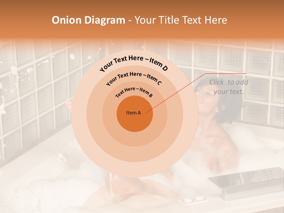 Adult Bath Female PowerPoint Template