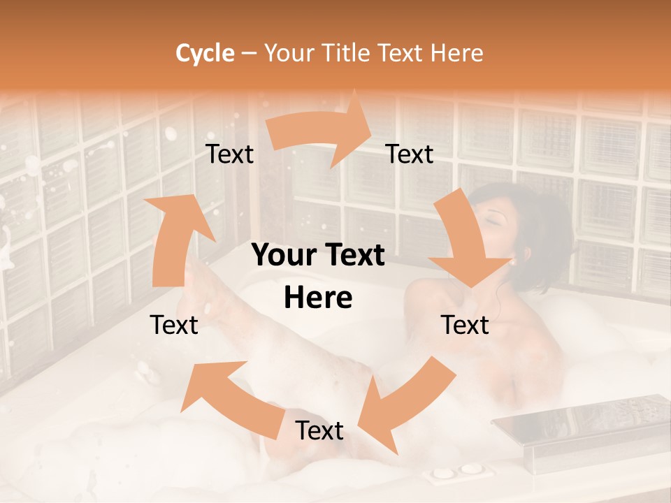 Adult Bath Female PowerPoint Template