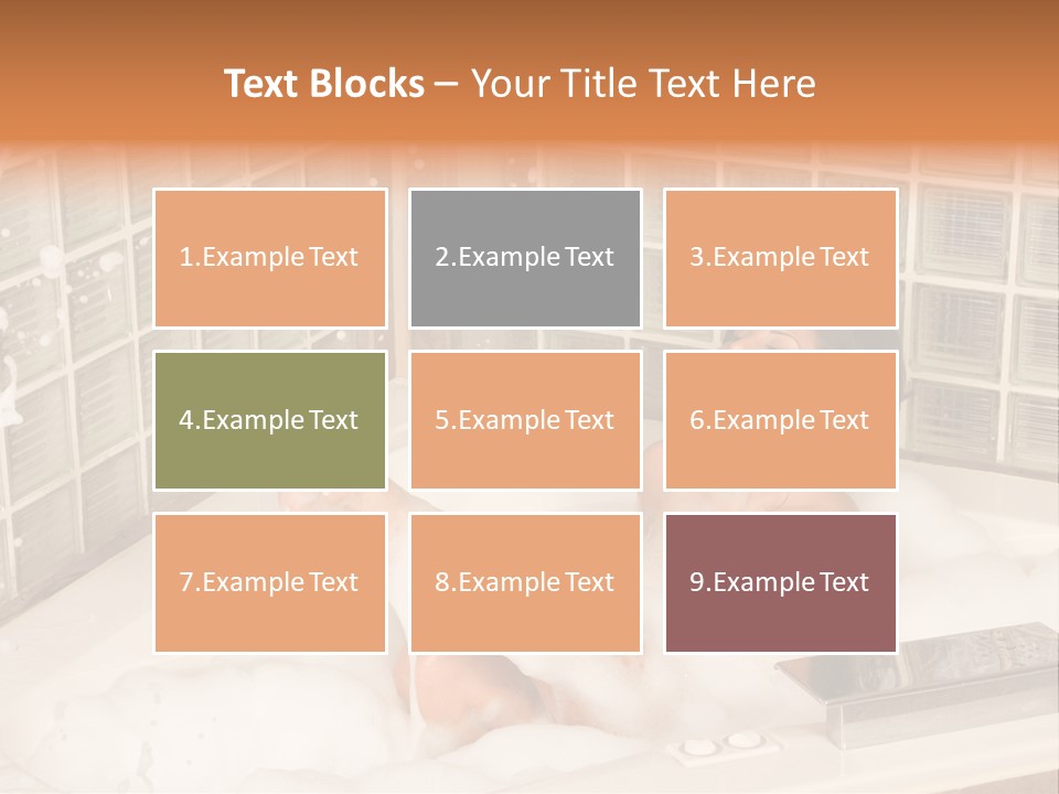 Adult Bath Female PowerPoint Template