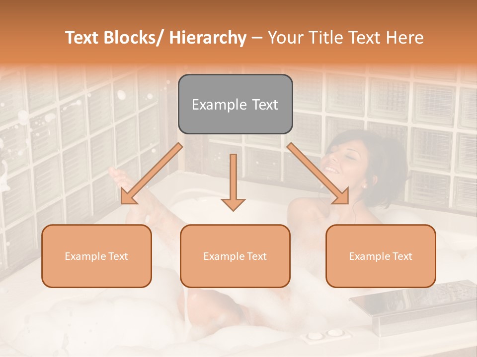 Adult Bath Female PowerPoint Template