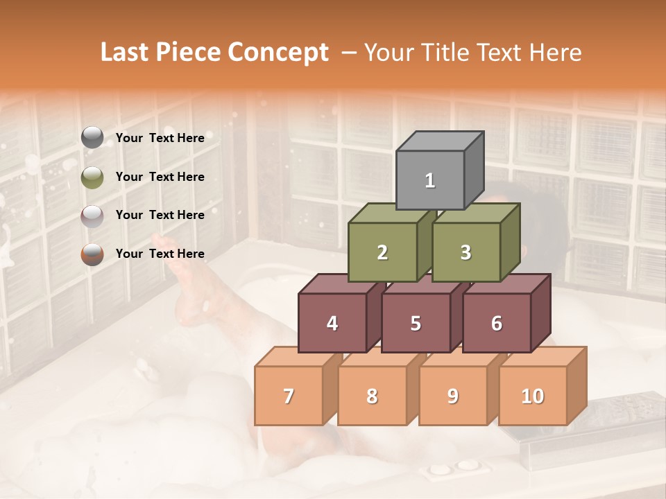 Adult Bath Female PowerPoint Template