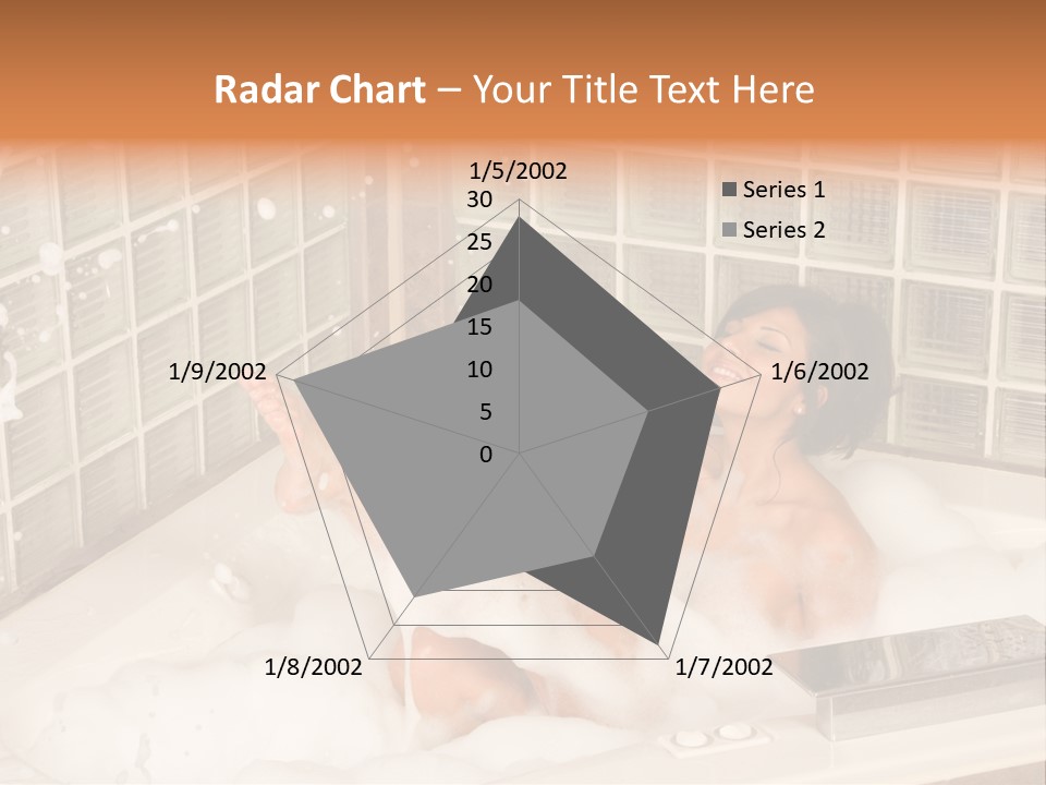 Adult Bath Female PowerPoint Template
