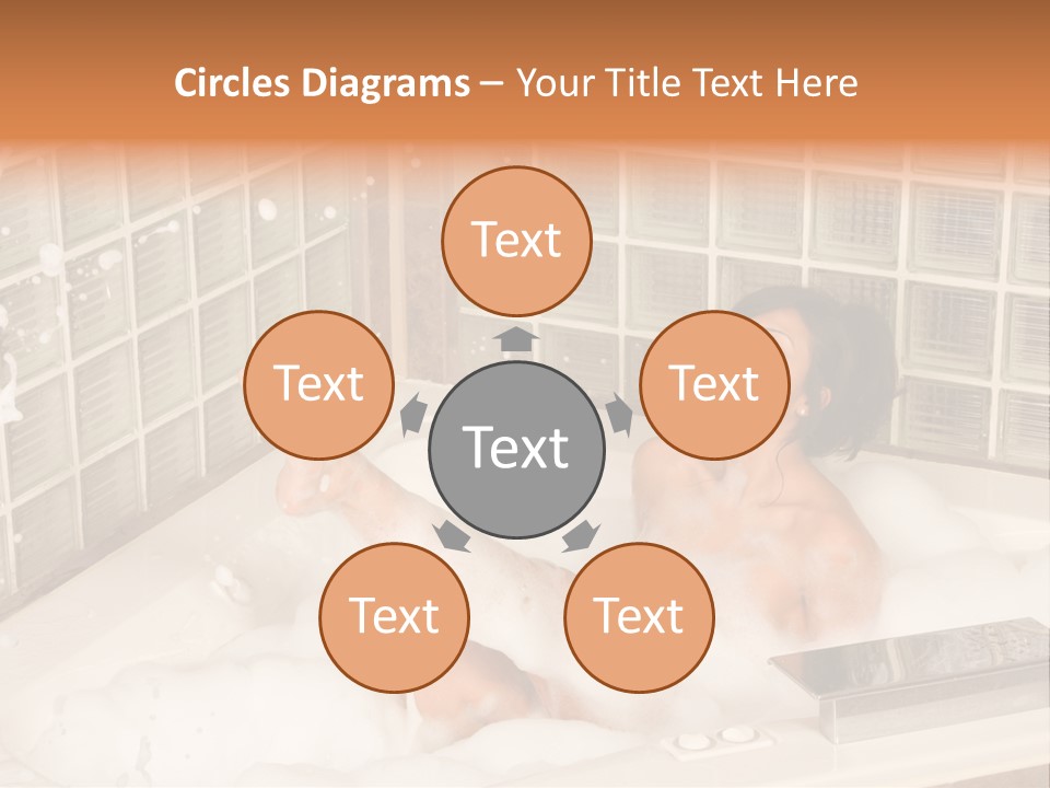 Adult Bath Female PowerPoint Template