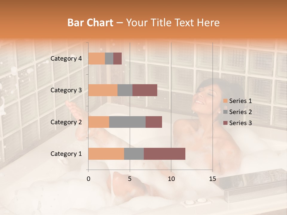 Adult Bath Female PowerPoint Template