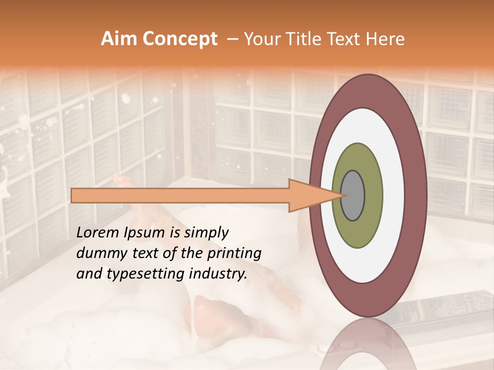 Adult Bath Female PowerPoint Template