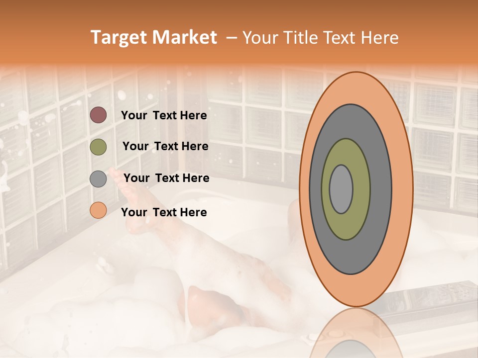 Adult Bath Female PowerPoint Template