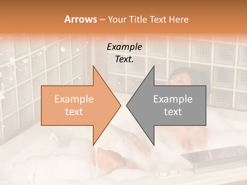 Adult Bath Female PowerPoint Template