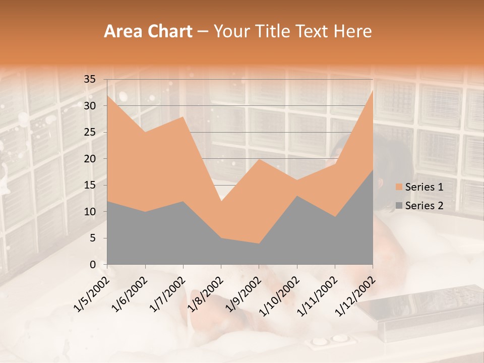 Adult Bath Female PowerPoint Template