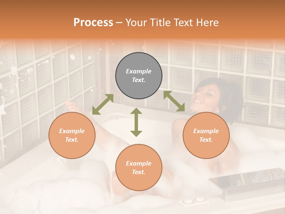 Adult Bath Female PowerPoint Template