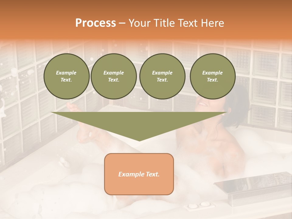 Adult Bath Female PowerPoint Template
