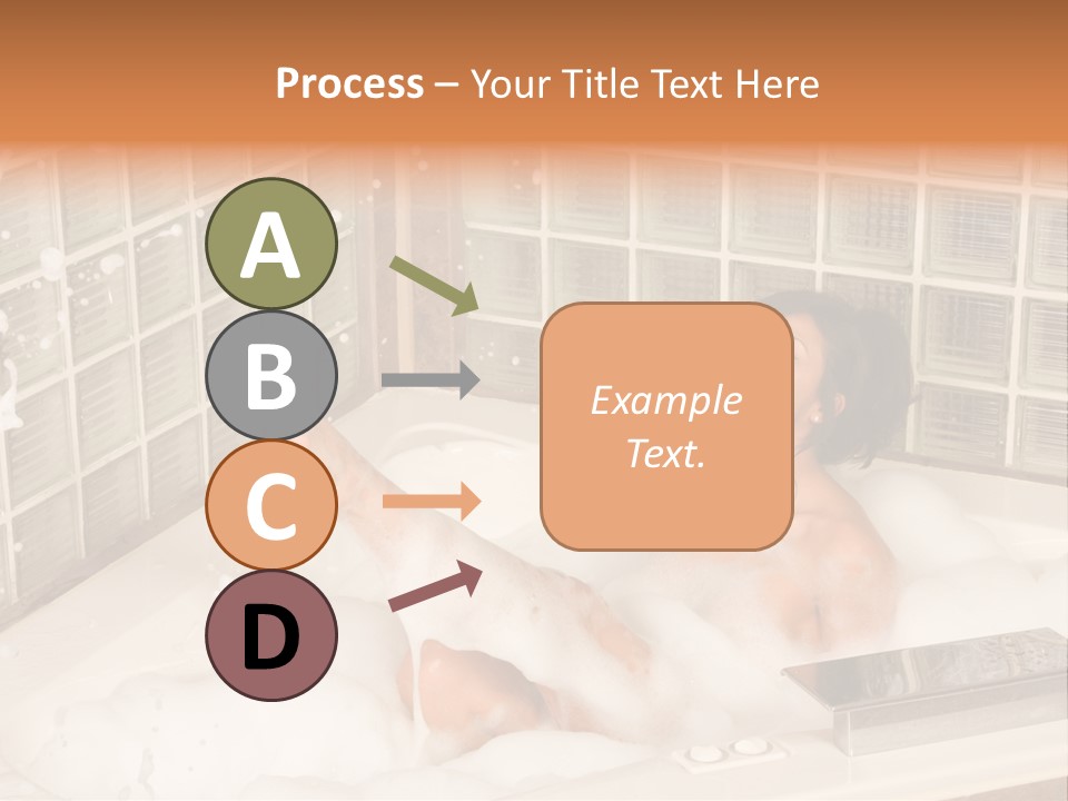 Adult Bath Female PowerPoint Template