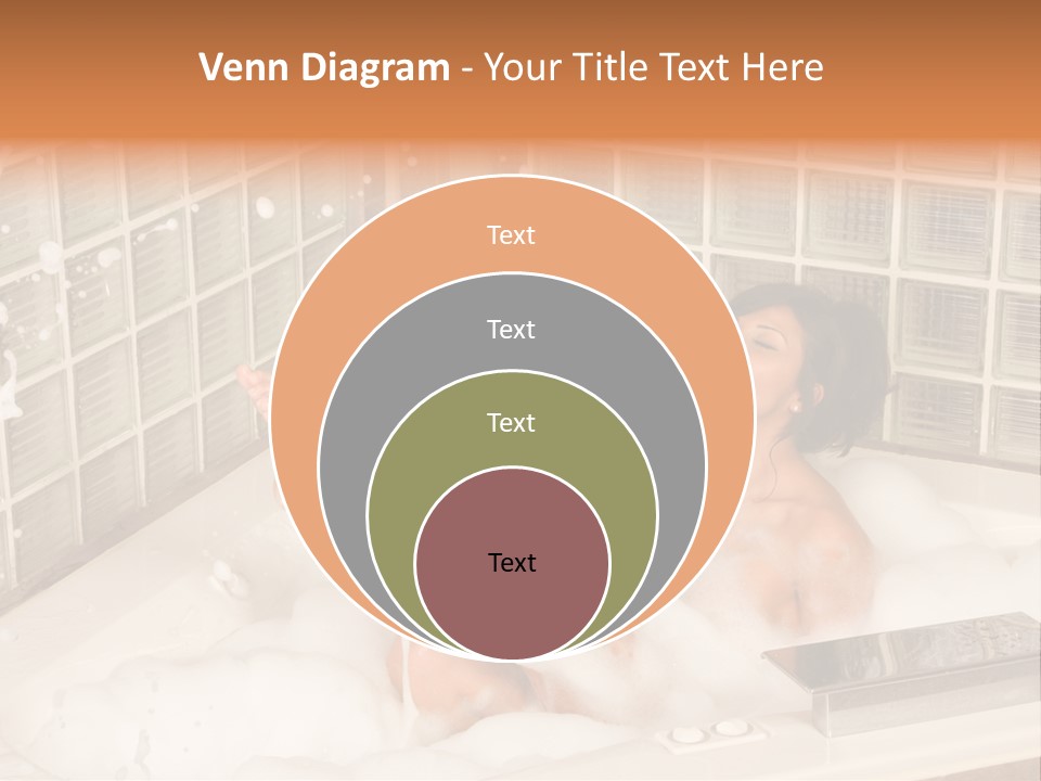 Adult Bath Female PowerPoint Template