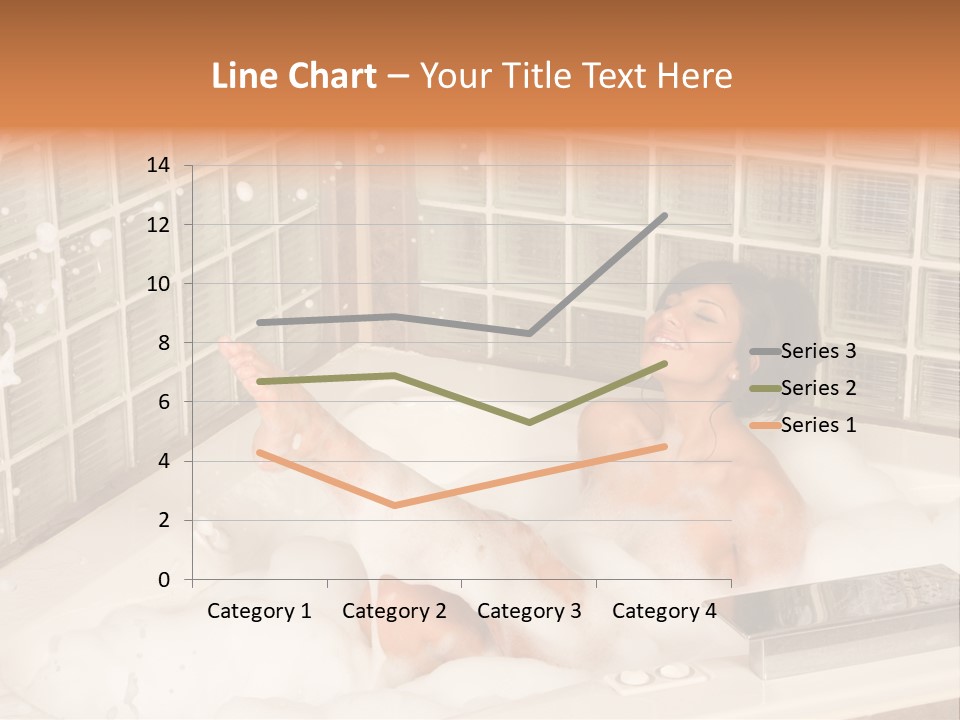 Adult Bath Female PowerPoint Template
