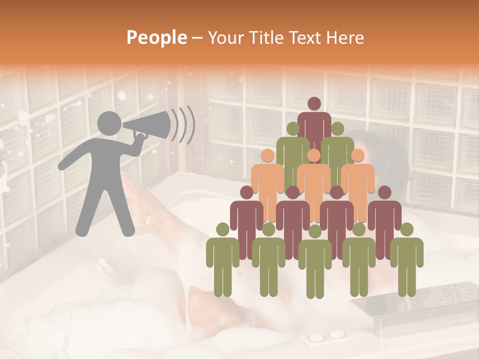Adult Bath Female PowerPoint Template