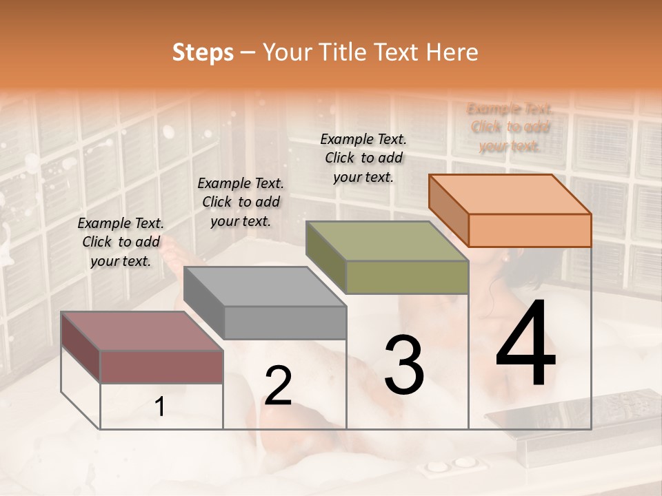 Adult Bath Female PowerPoint Template