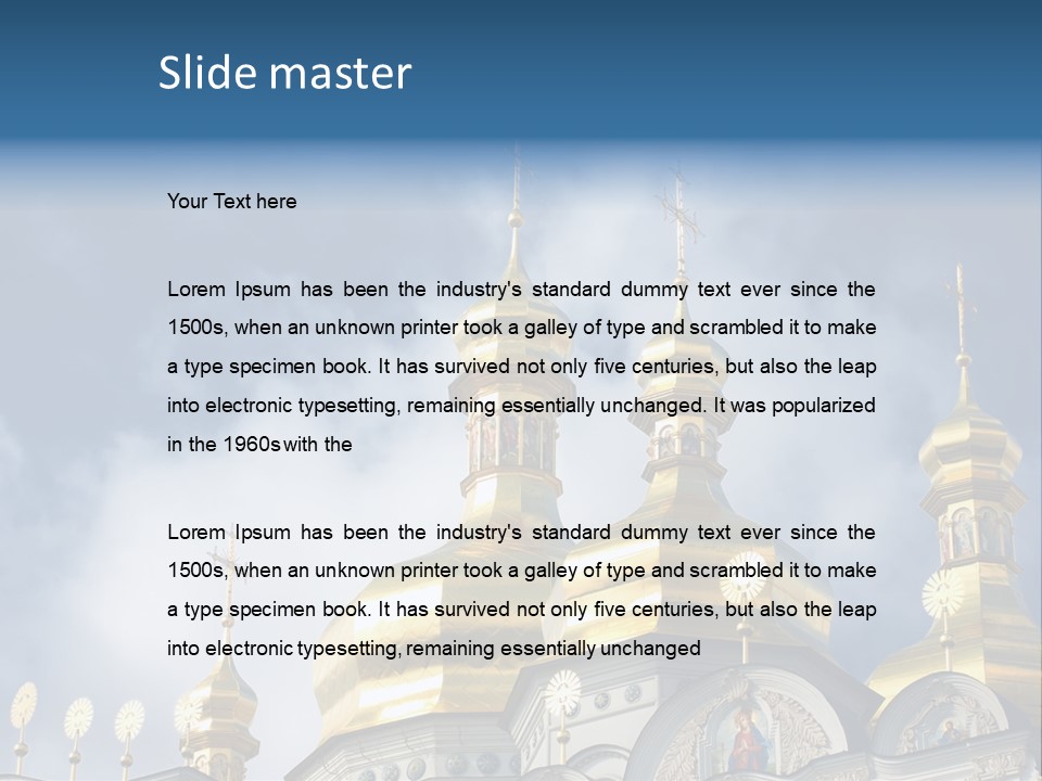 View Architecture Cathedral PowerPoint Template