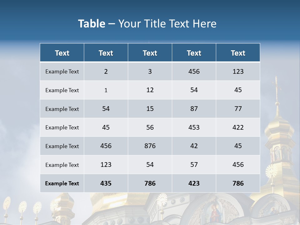 View Architecture Cathedral PowerPoint Template