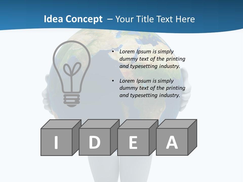 Sphere Planet Atlas PowerPoint Template