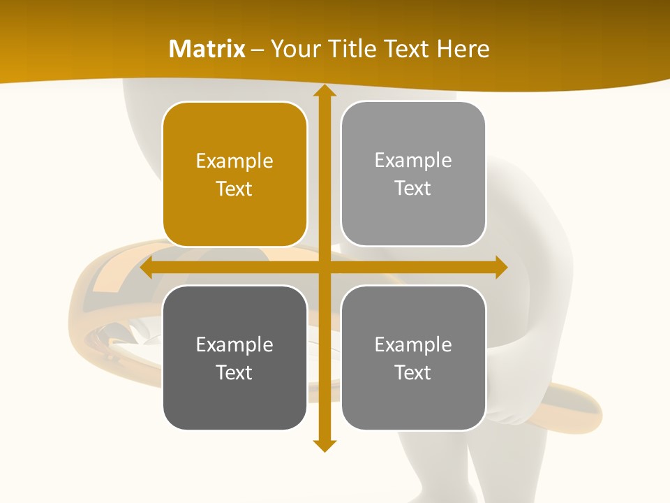 Woman Optical Business PowerPoint Template