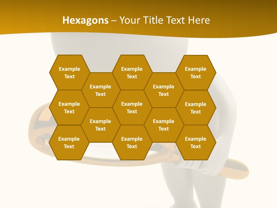 Woman Optical Business PowerPoint Template