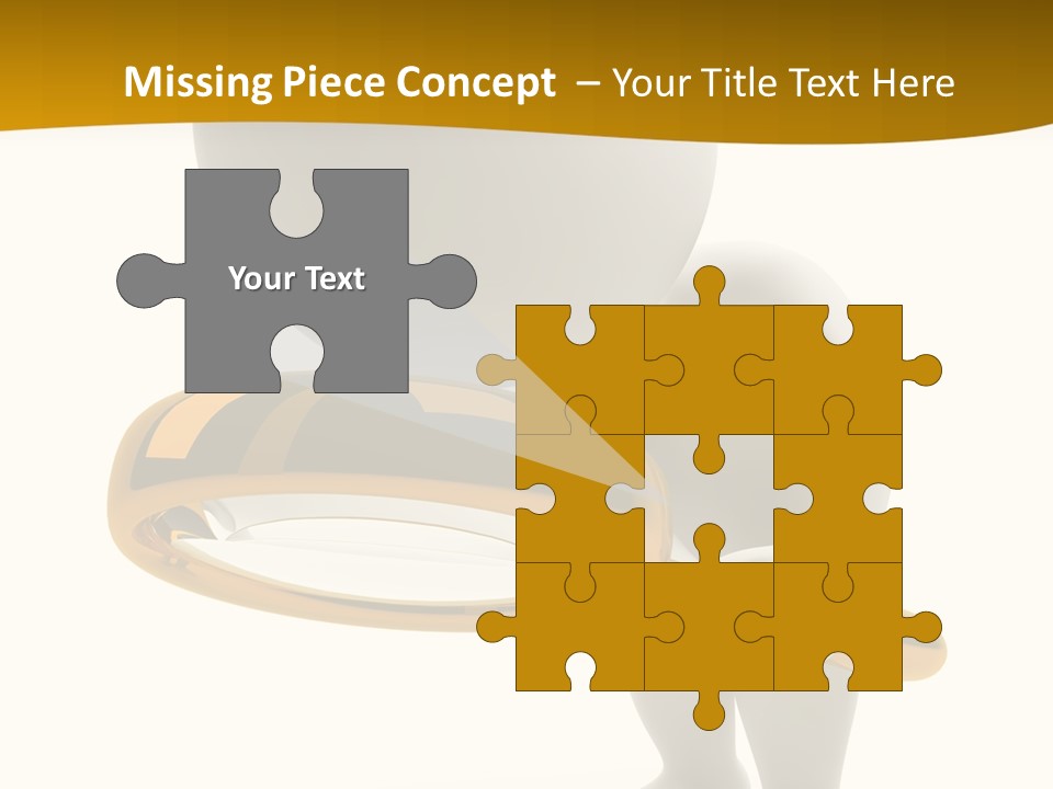 Woman Optical Business PowerPoint Template