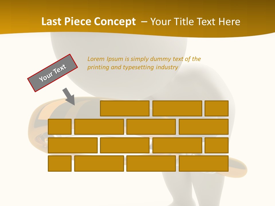 Woman Optical Business PowerPoint Template