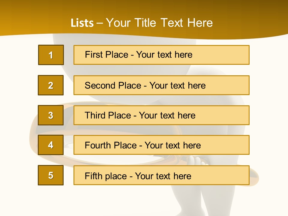 Woman Optical Business PowerPoint Template