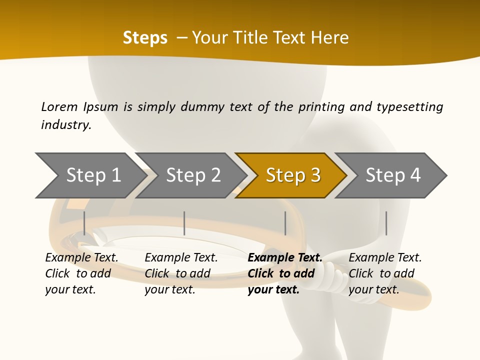 Woman Optical Business PowerPoint Template