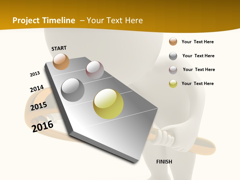 Woman Optical Business PowerPoint Template
