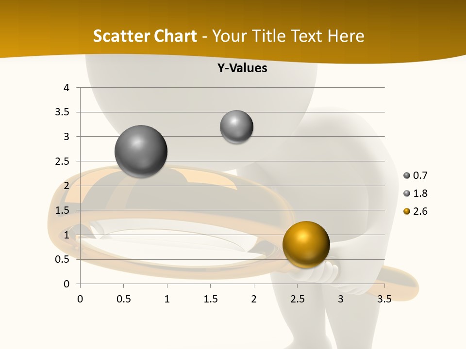 Woman Optical Business PowerPoint Template