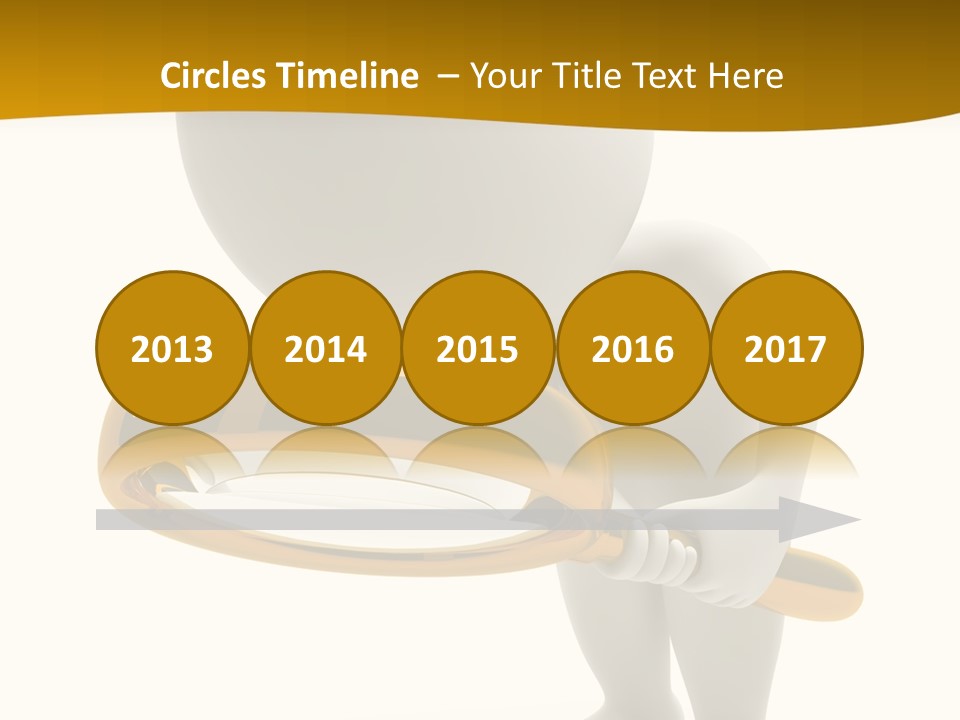 Woman Optical Business PowerPoint Template