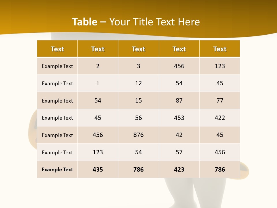 Woman Optical Business PowerPoint Template