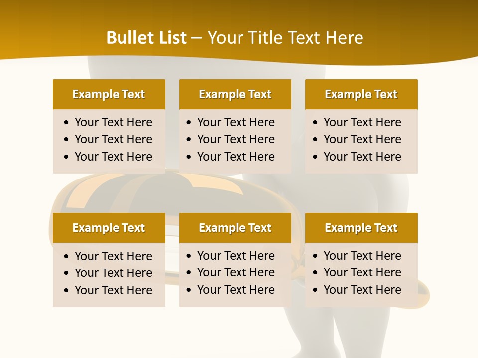 Woman Optical Business PowerPoint Template