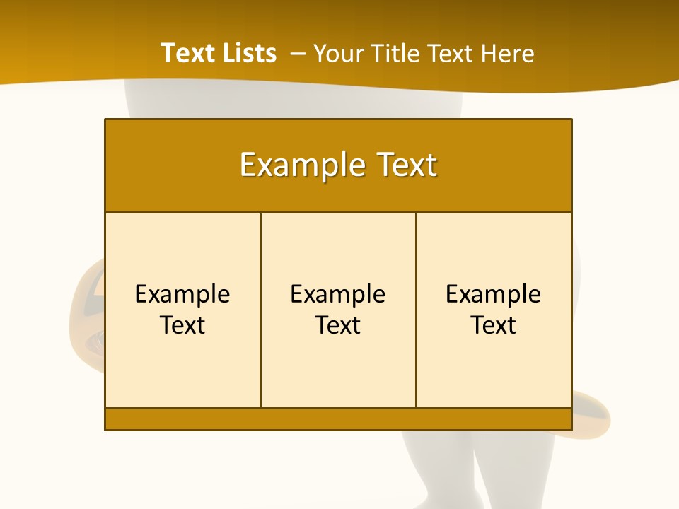 Woman Optical Business PowerPoint Template